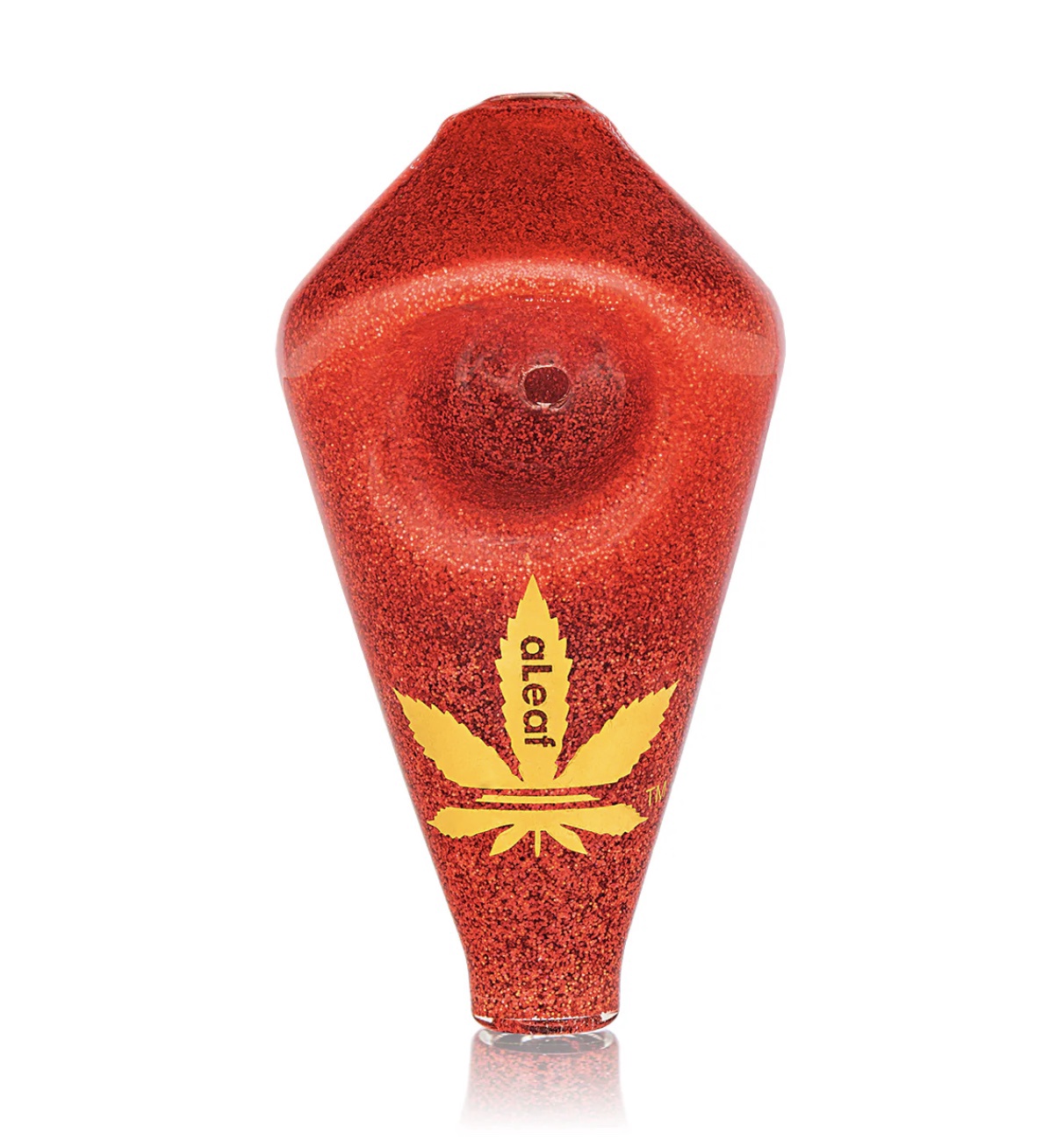 AL Handpipe Glitz Cone 3" / Red